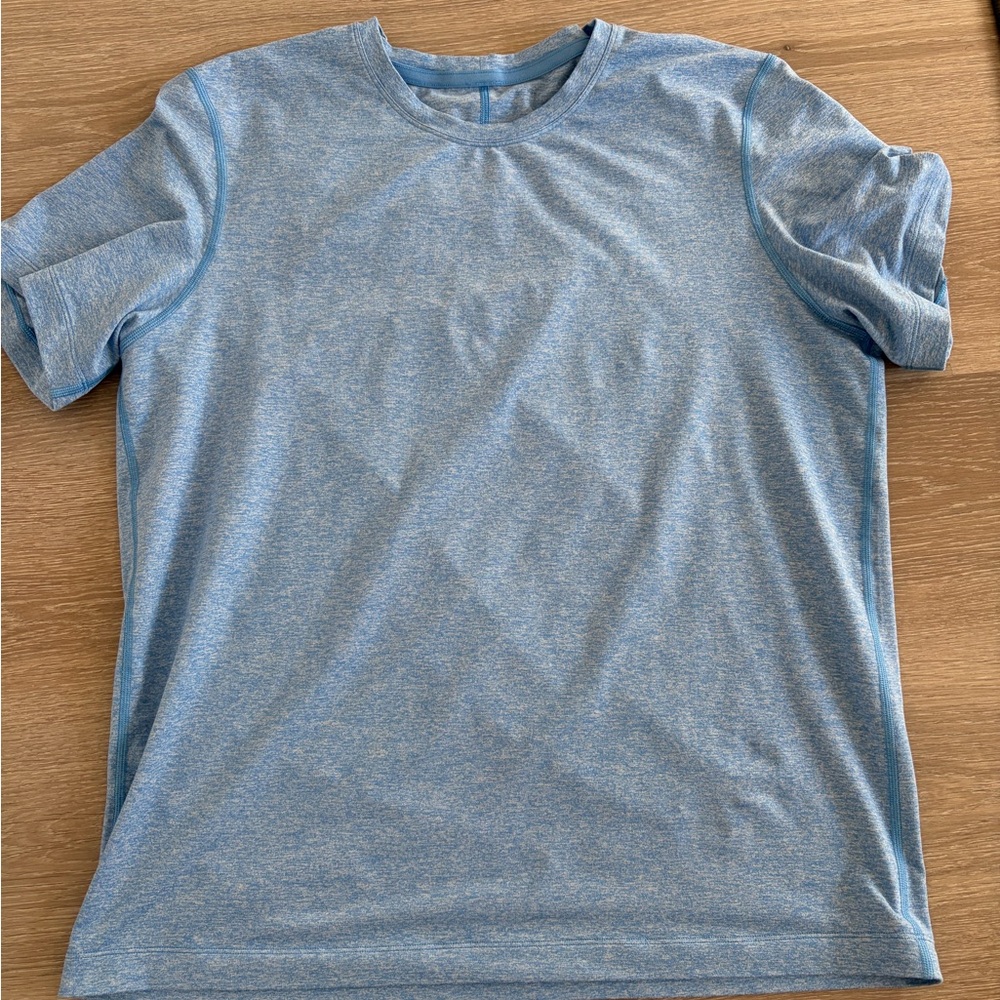 lululemon athletica Blue Short soft jersey Tee